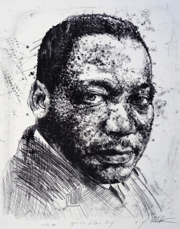 Martin Luther King - Peggy Viallat-Langlois